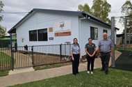 Pictured (left to right): Tenneil Cody, Director of Corporate and Community Services (McKinlay Shire Council), Leah Morgan, Principal, Community (South32) and Trevor Williams, CEO (Mckinlay Shire Council)